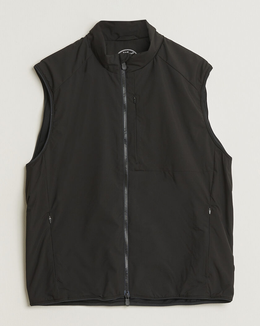 TAION Military Crew Neck Down Vest Navy at CareOfCarl.com