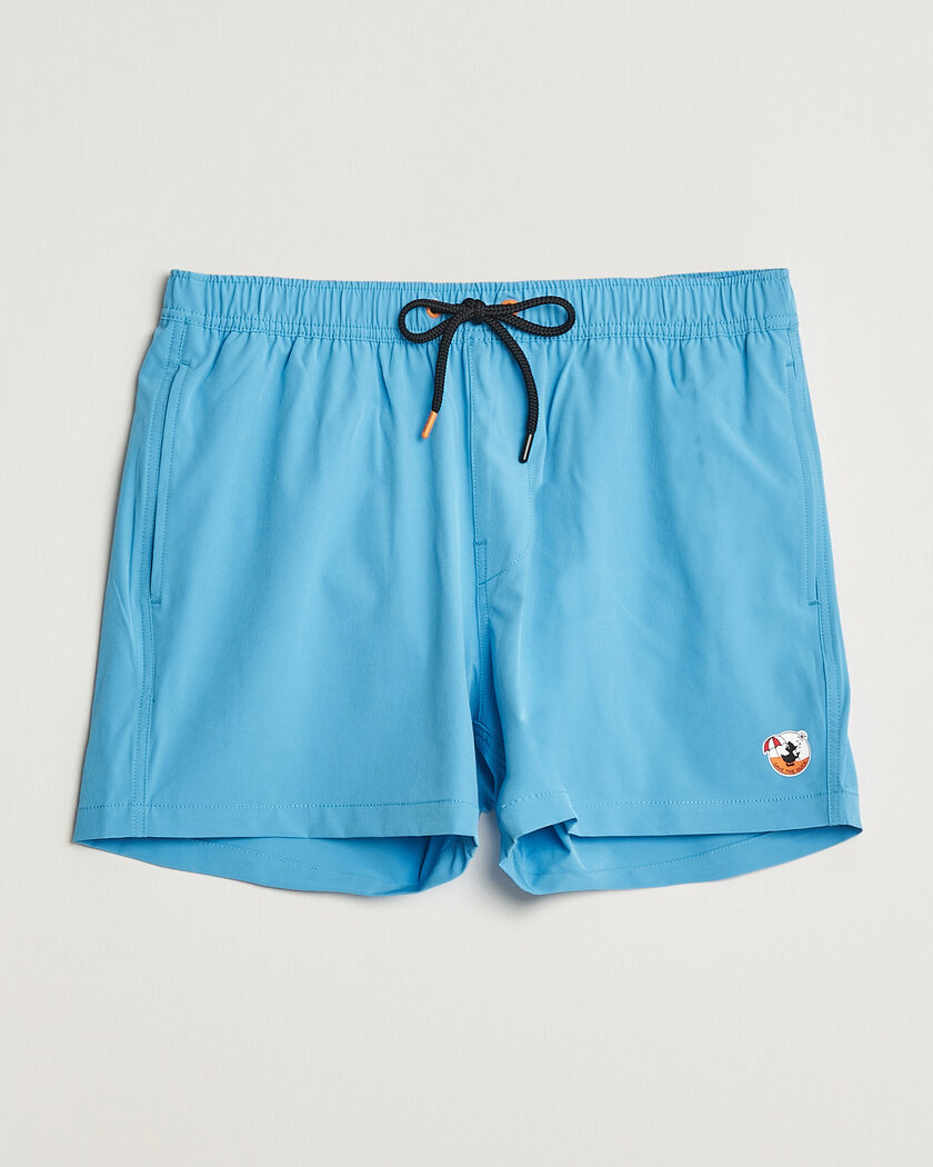 Save The Duck Plain Drawstring Swimshorts Fluo Blue – Blue