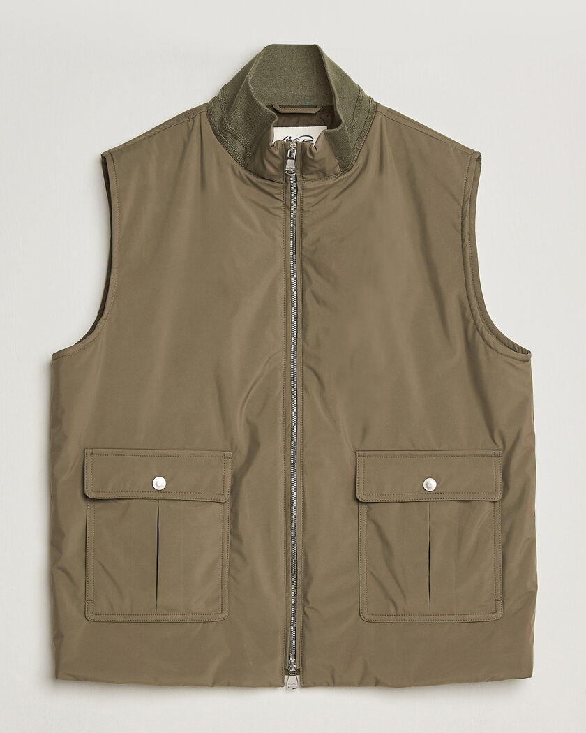 Stone Island Stellina Wool/Nylon Padded Vest Blue Marine at