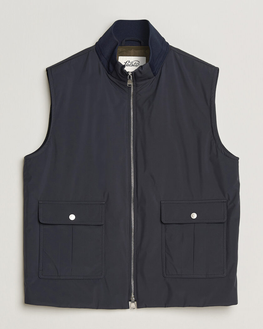 Stone Island Seamless Tunnel Nylon Down Vest Cement at CareOfCarl.com
