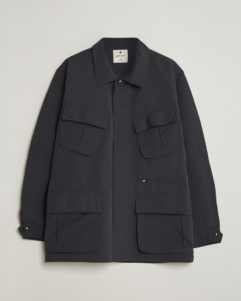 Snow Peak Shadow Ripstop Jacket Black at CareOfCarl.com