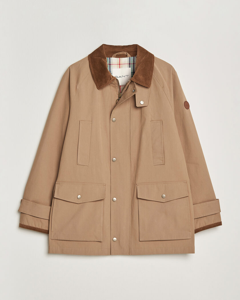 Sunflower Waxed Leisure Jacket Olive at CareOfCarl.com