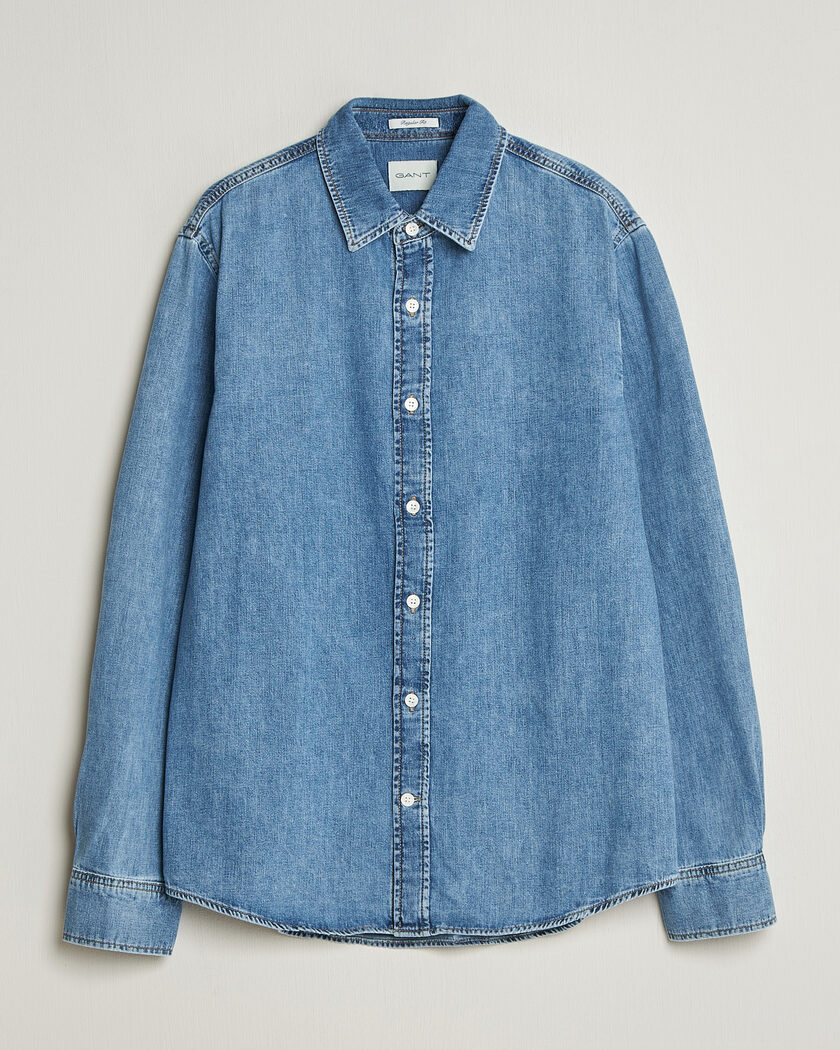 Polo Ralph Lauren Chambray Popover Shirt Light Indigo at