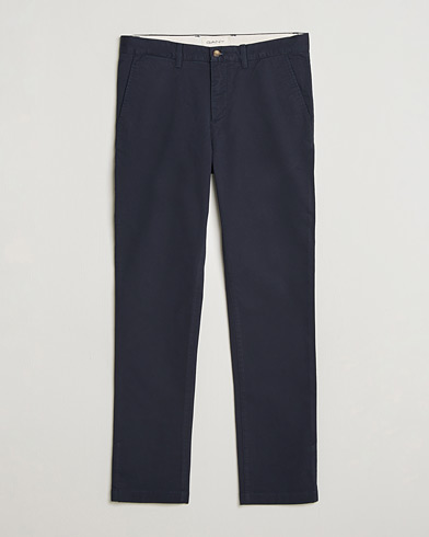 GANT Slim Fit Chinos Evening Blue – Blue