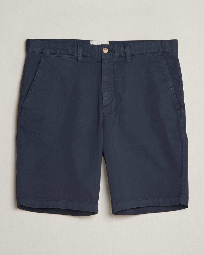 Gant Regular Sunfaded Shorts Evening Blue – Blue