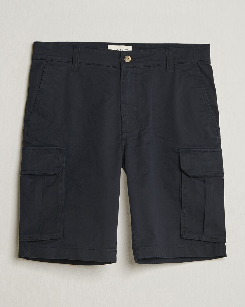 GANT Regular Fit Classic Cargo Shorts Black – Black