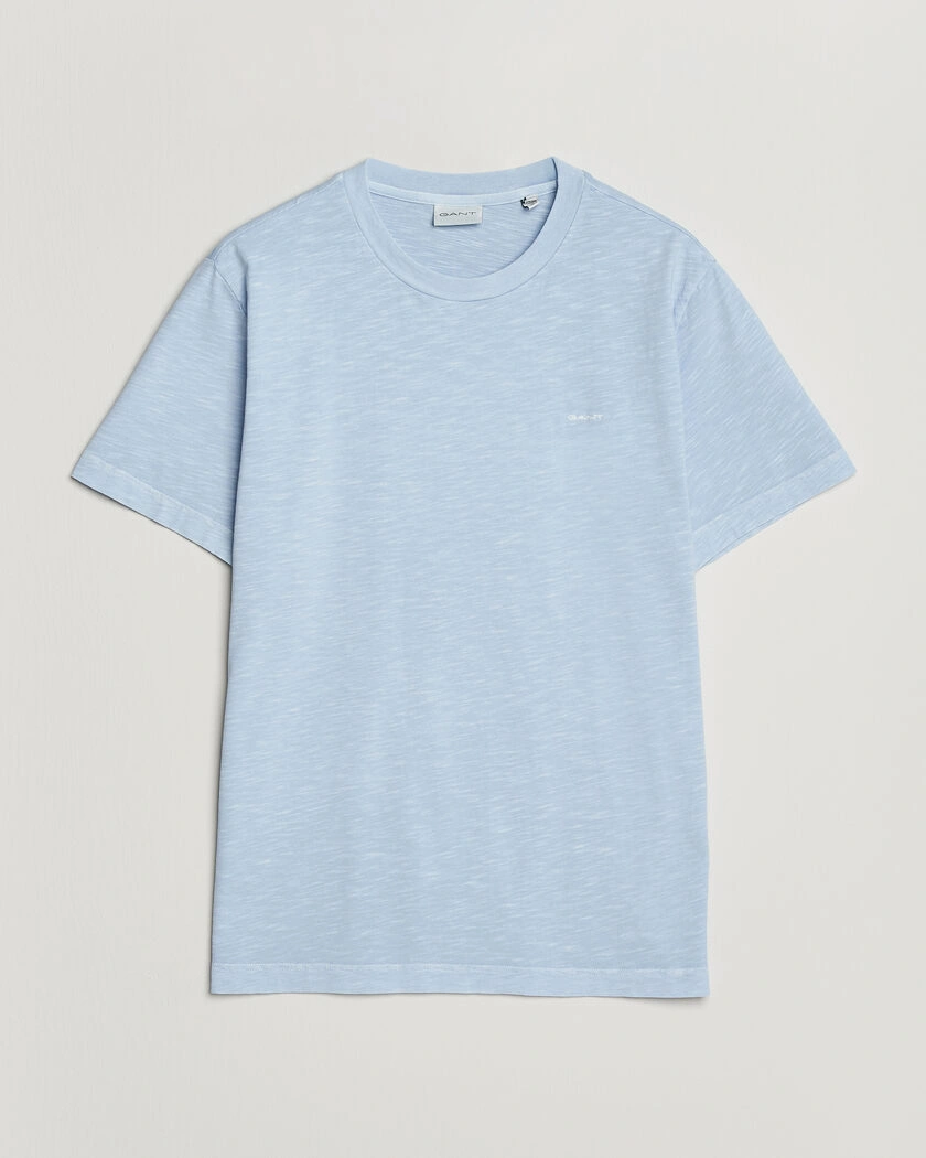 Gant Washed Slub T-Shirt Fresh Blue – Blue