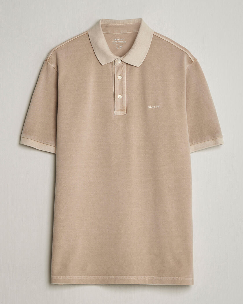 Auralee Wool Rib Knit Skipper Polo Ecru at CareOfCarl.com