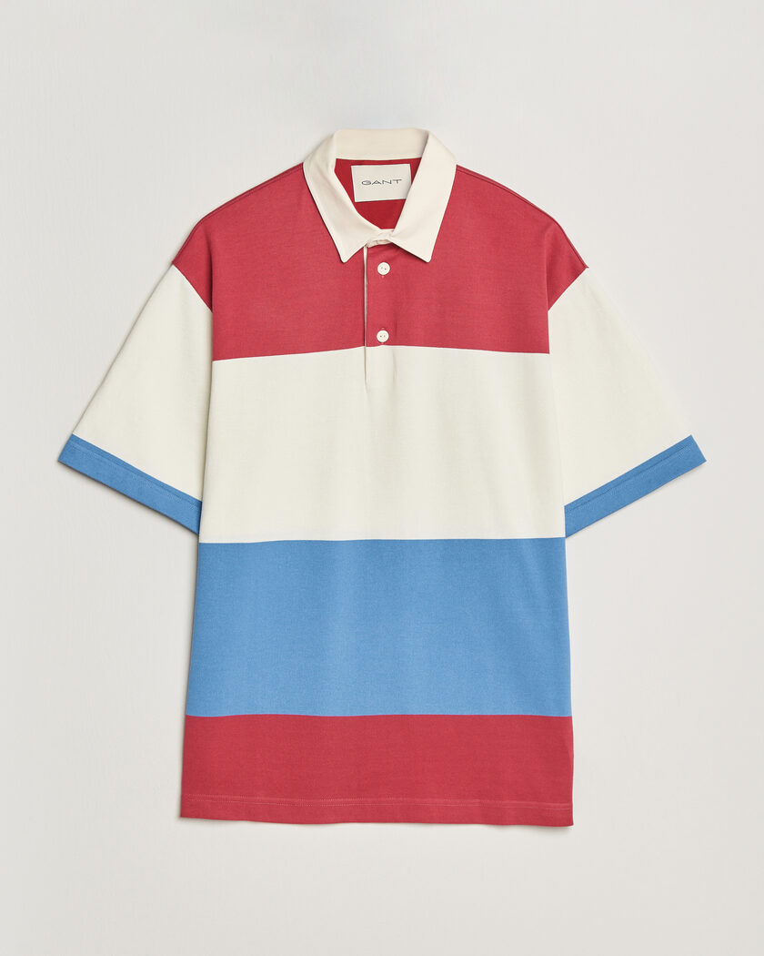 GANT Striped Short Sleeve Rugger Multi – Multi-colour