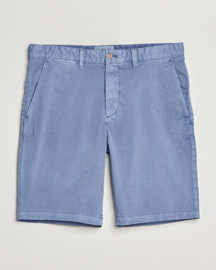 Gant Regular Sunfaded Shorts Faded Denim – Blue