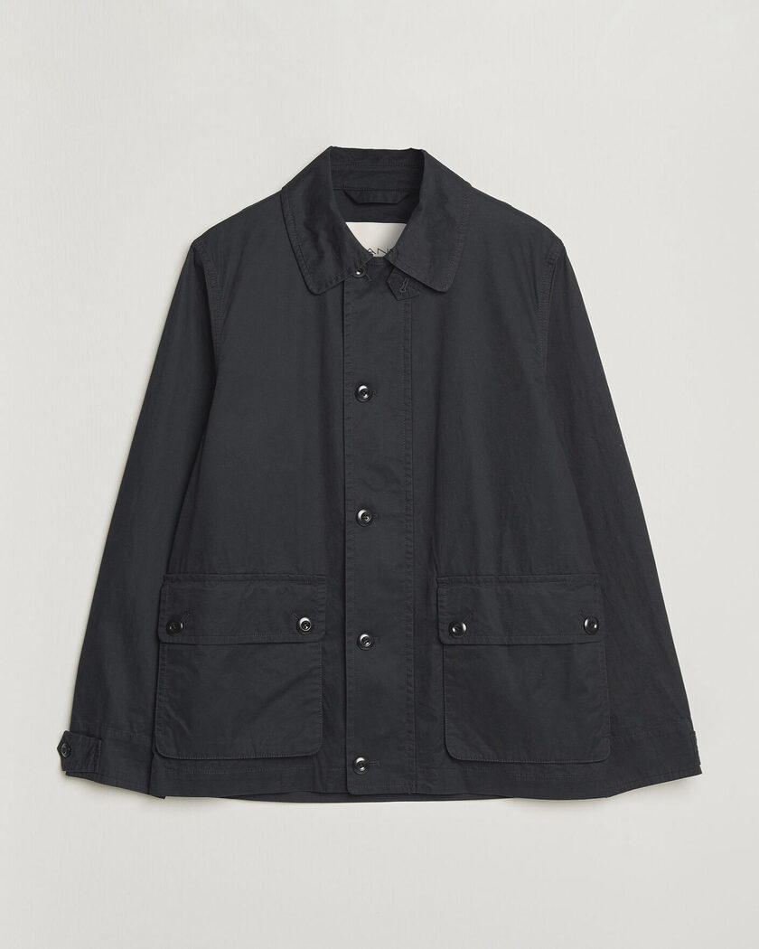GANT Cotton Decker Jacket Black – Black