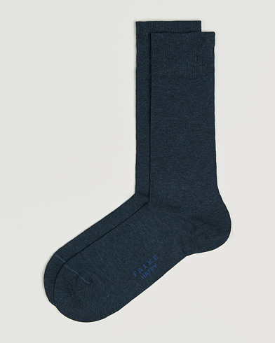 Falke Happy 2-Pack Cotton Socks Navy Melange – Blue