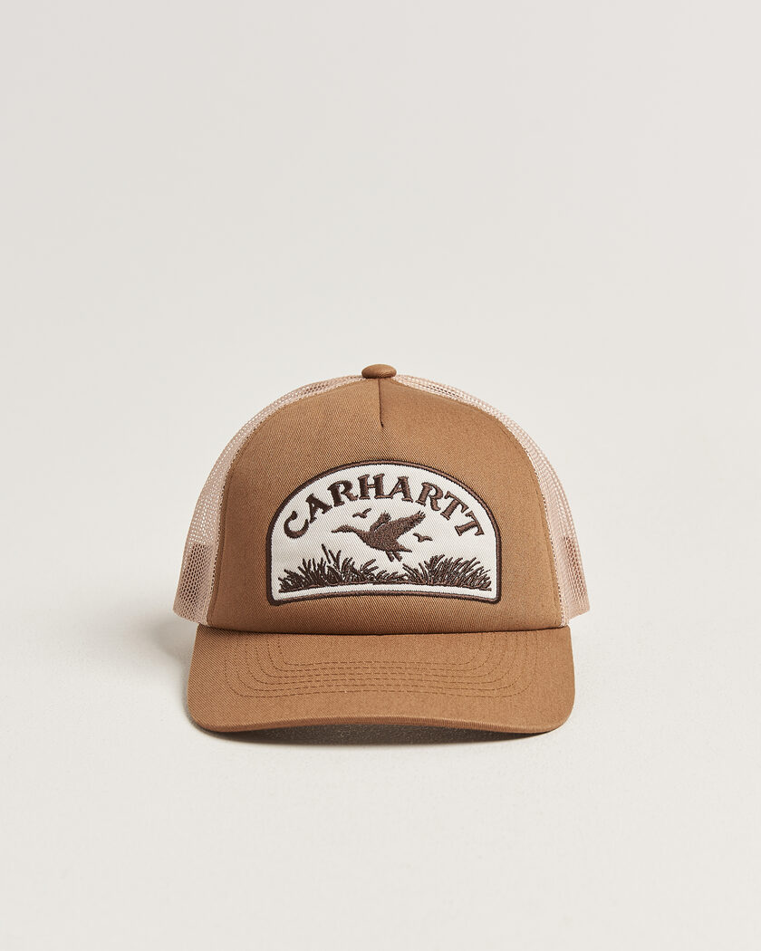 Carhartt WIP Take Off Trucker Cap Stone – Brown