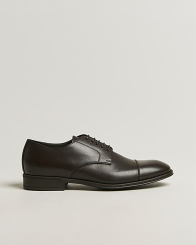 Canali Rubber Sole Derby Brown Calf – Brown