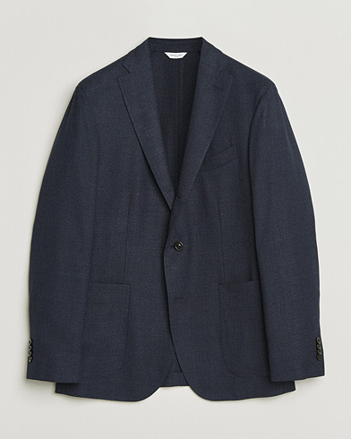 Boglioli K Jacket Houndstooth Wool Blazer Brown at CareOfCarl.com