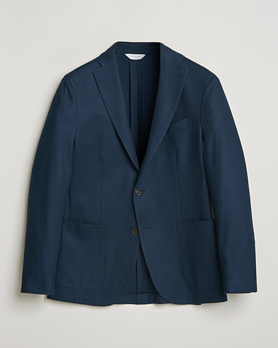 BOGLIOLI ボリオリ　ネイビー　K.JACKET コットン Boglioli K Jacket Double Breasted Cotton Blazer Navy at CareOfCarl.com