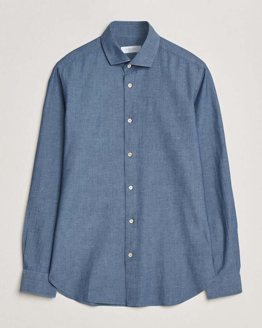 Polo Ralph Lauren Slim Fit Chambray Shirt Washed at CareOfCarl.com
