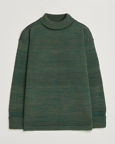 S.N.S. Herning Fisherman Sweater Natural Machine Green – Green