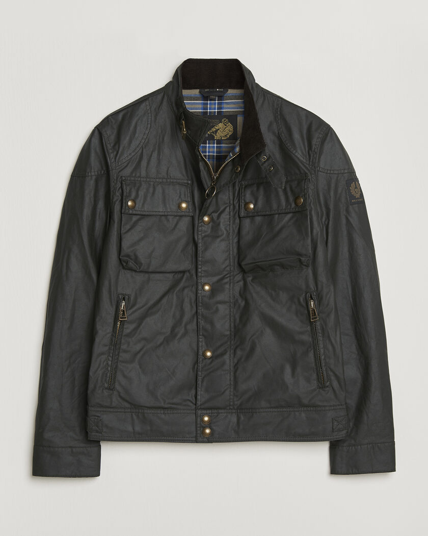 Sunflower Waxed Leisure Jacket Olive at CareOfCarl.com