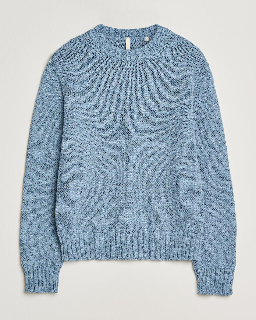 Sunflower Frederik Cotton Blend Sweater Light Blue – Blue