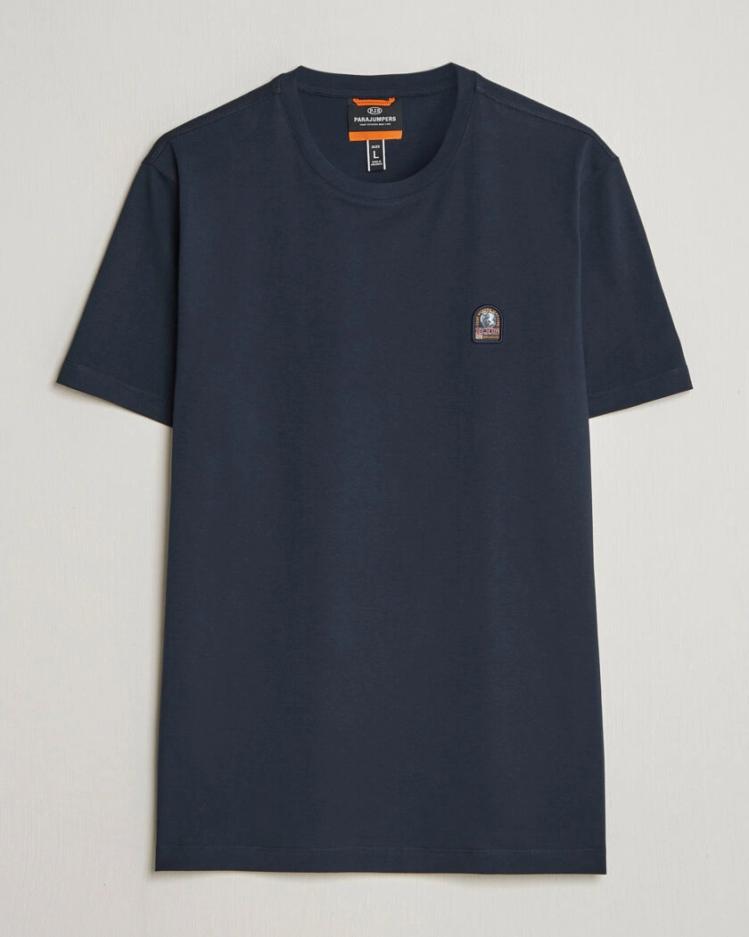 Parajumpers Patch Crew Neck T-Shirt Navy – Blue