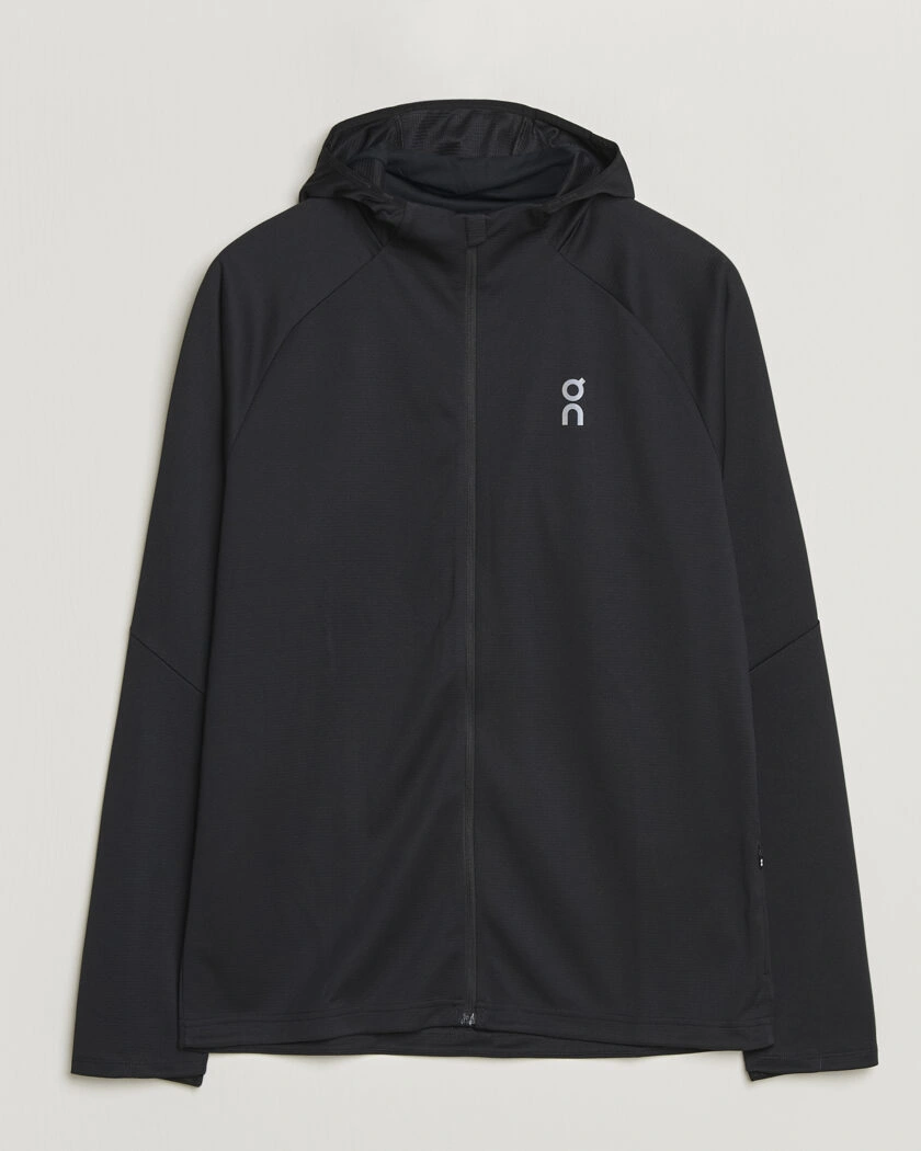 On Climate Zip Hoodie Black – Black