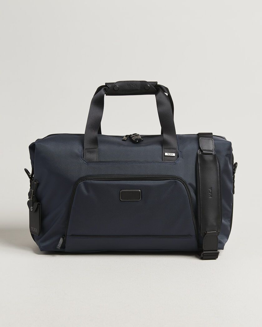 TUMI Alpha 4 Double Expansion Duffle Bag Navy – Blue