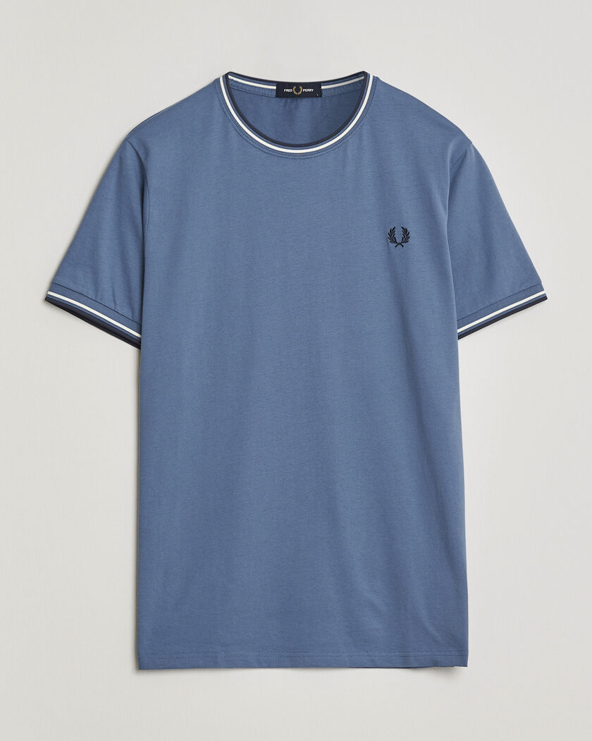 Fred Perry Twin Tipped T-Shirt Ace Blue – Blue