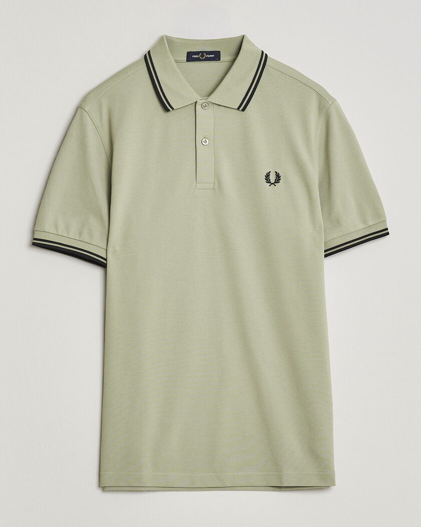 Fred Perry Twin Tipped Polo Shirt Seagrass Green – Green