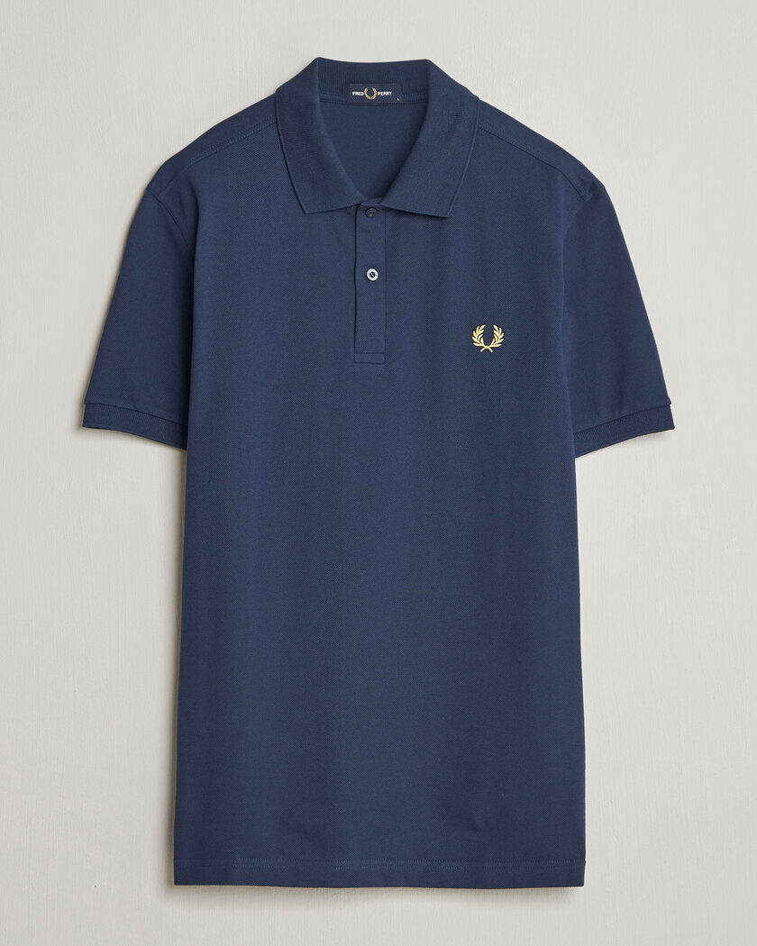  Fred Perry Plain Polo Tennis Blue – Blue