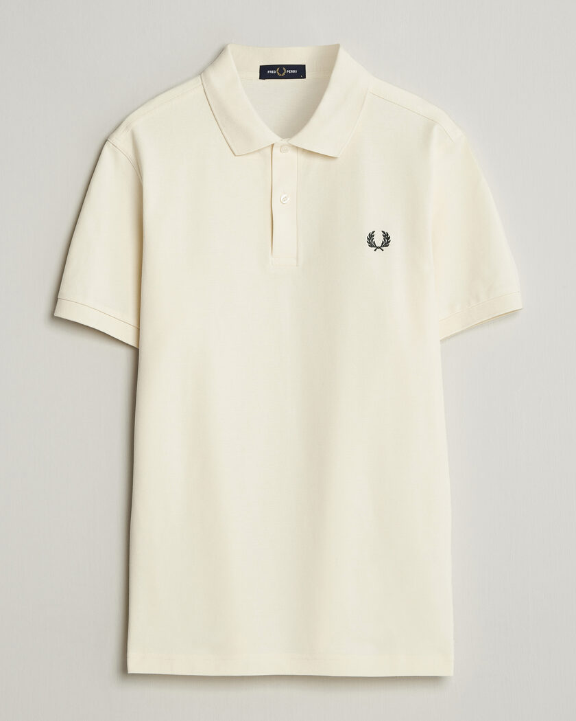 Fred Perry Plain Polo Ecru – White