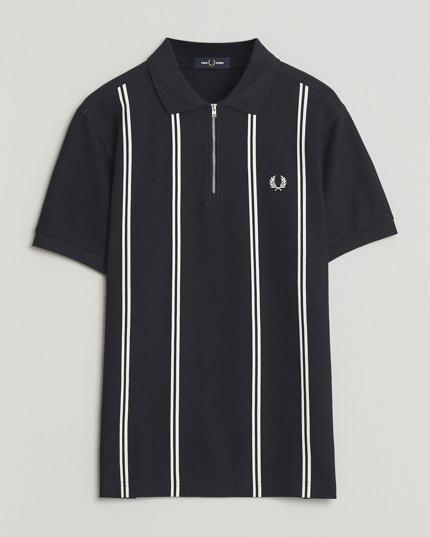 Gran Sasso Cotton Knitted Polo Navy at CareOfCarl.com