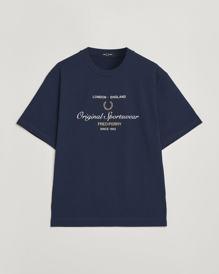 Fred Perry Original Sportswear T-Shirt Tennis Blue – Blue