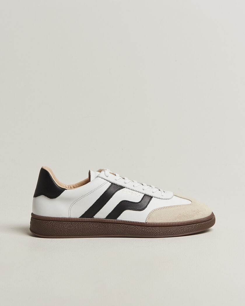 Gant Cuzmo Leather/Suede Sneaker White/Black – White
