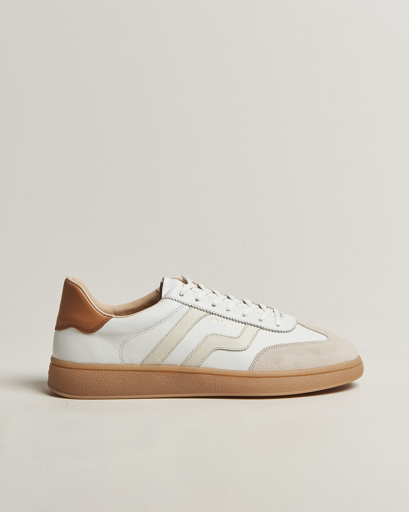 GANT Cuzmo Leather/Suede Sneaker White – White