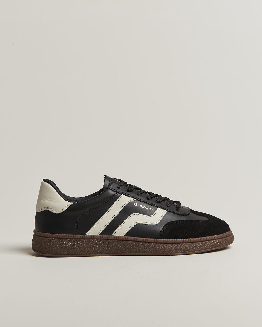 Gant Cuzmo Leather/Suede Sneaker Black/White – Black