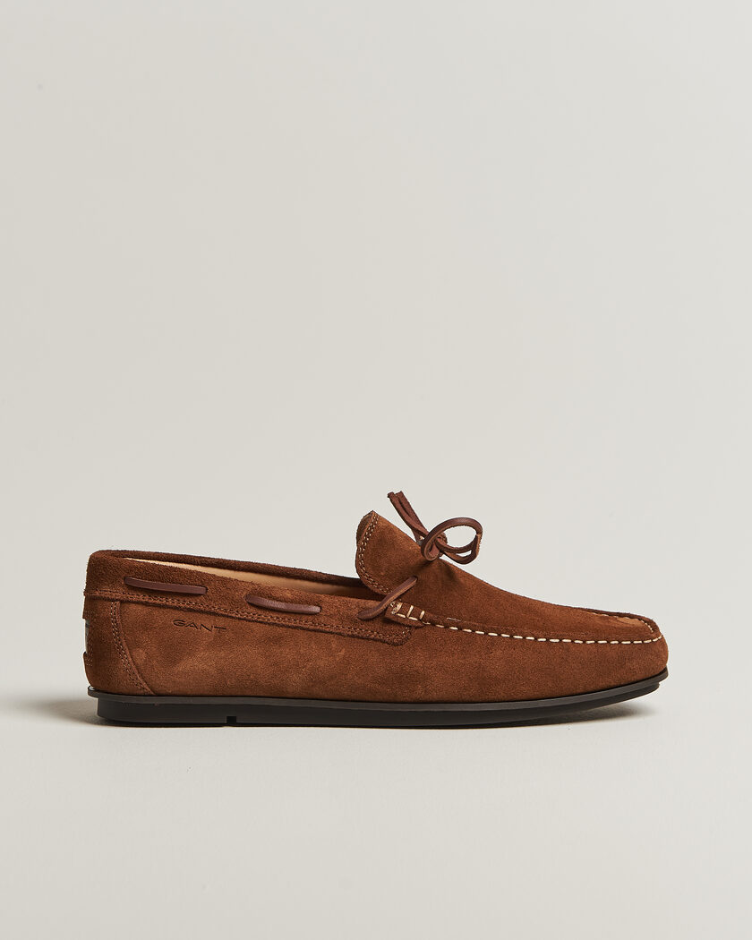 Gant Wilmon Laced Suede Car Shoe Cognac – Brown