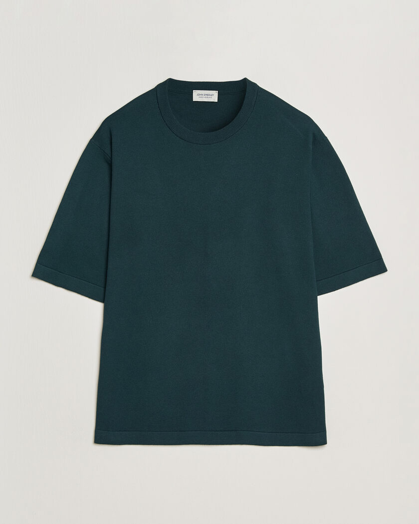 John Smedley Tindall Sea Island Cotton T-Shirt Rainforest – Green