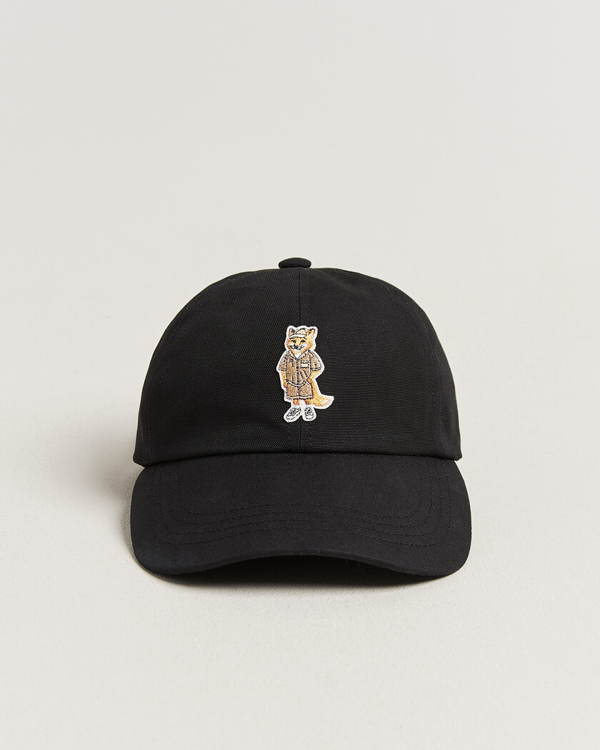 Maison Kitsuné Dressed Fox Cap Black – Black