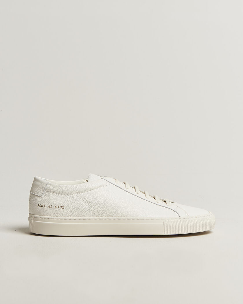 Common Projects Original Achilles Grained Leather Sneaker Off White – White