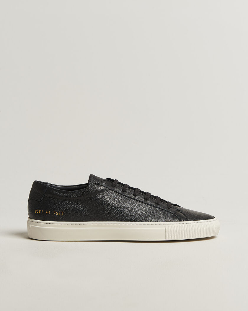 Common Projects Original Achilles Grained Leather Sneaker Black – Black