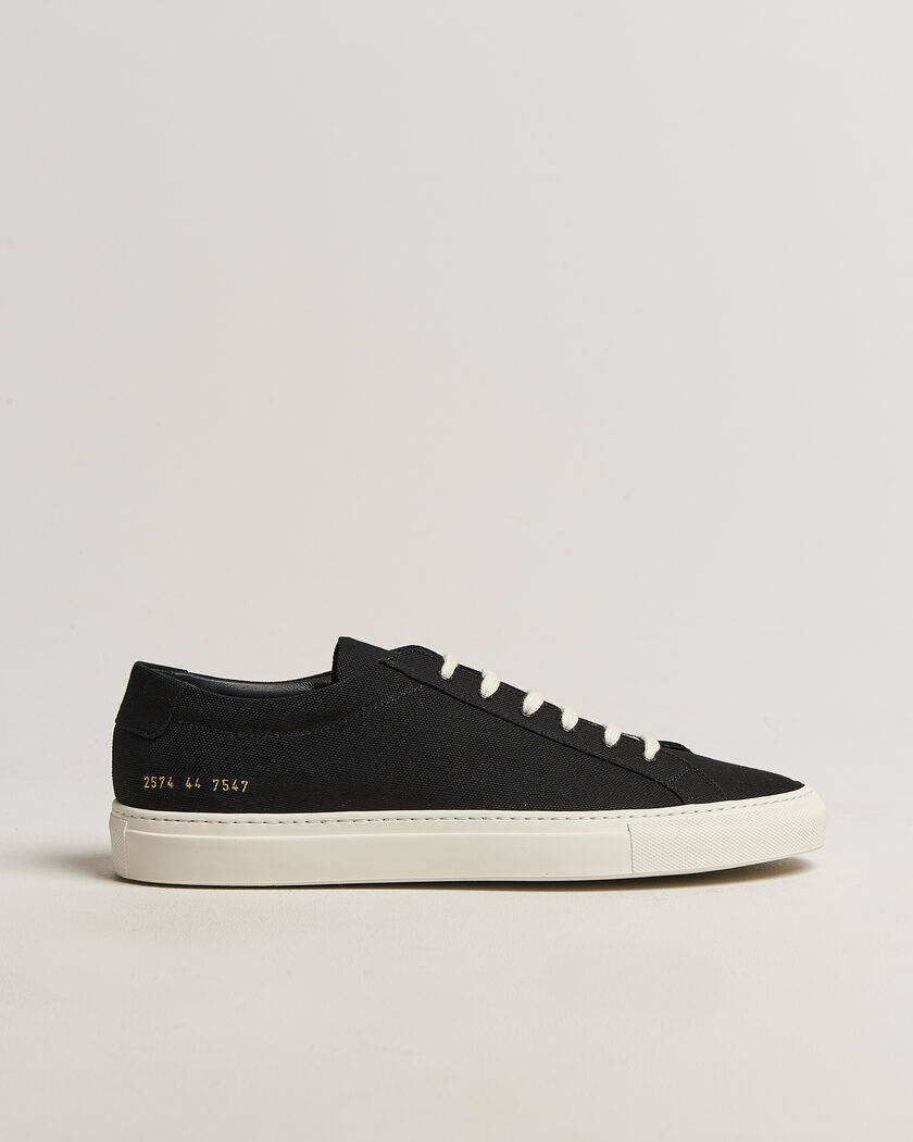 Common Projects Original Achilles Canvas Sneaker Black – Black