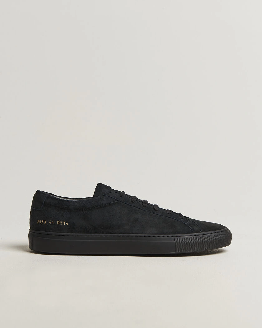 Common Projects Original Achilles Suede Sneaker Off Black – Black