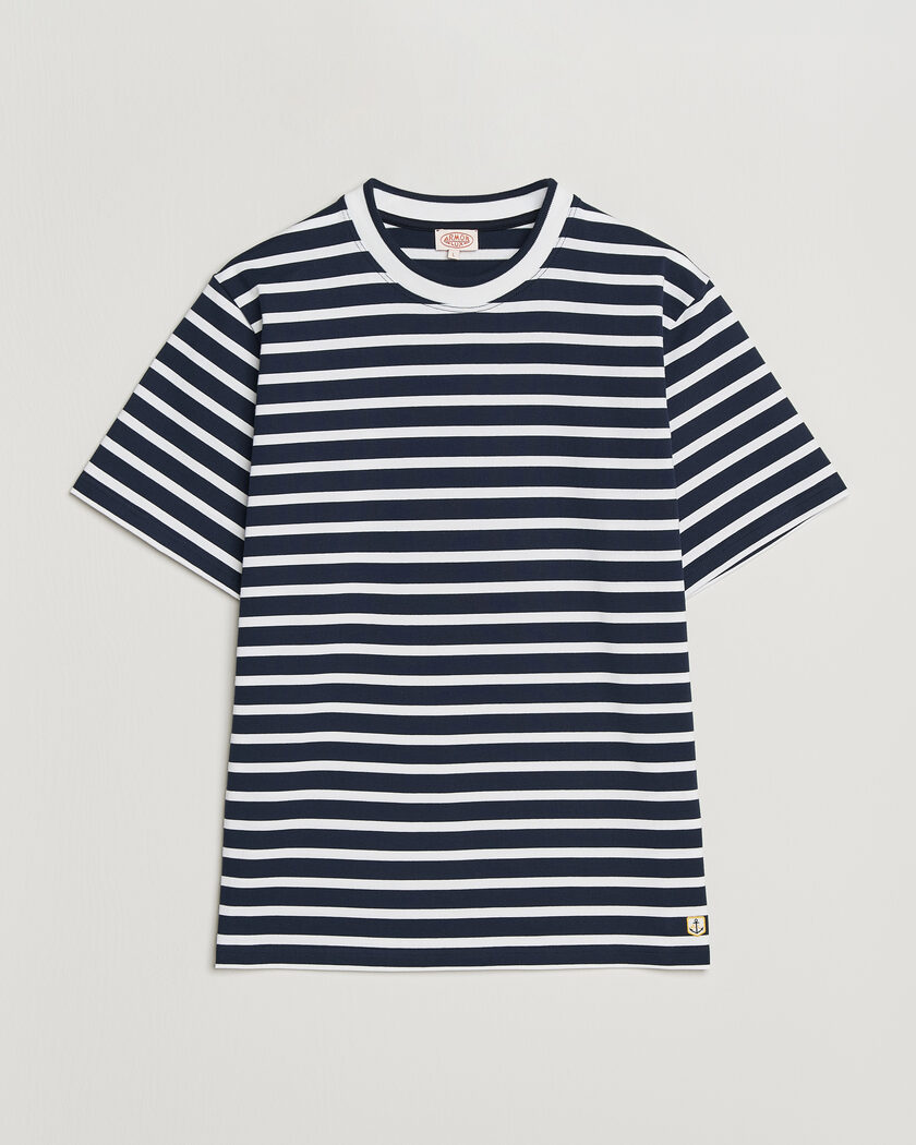 Armor-lux Heritage Callac Stripe T-Shirt Marine/Blanc – Blue