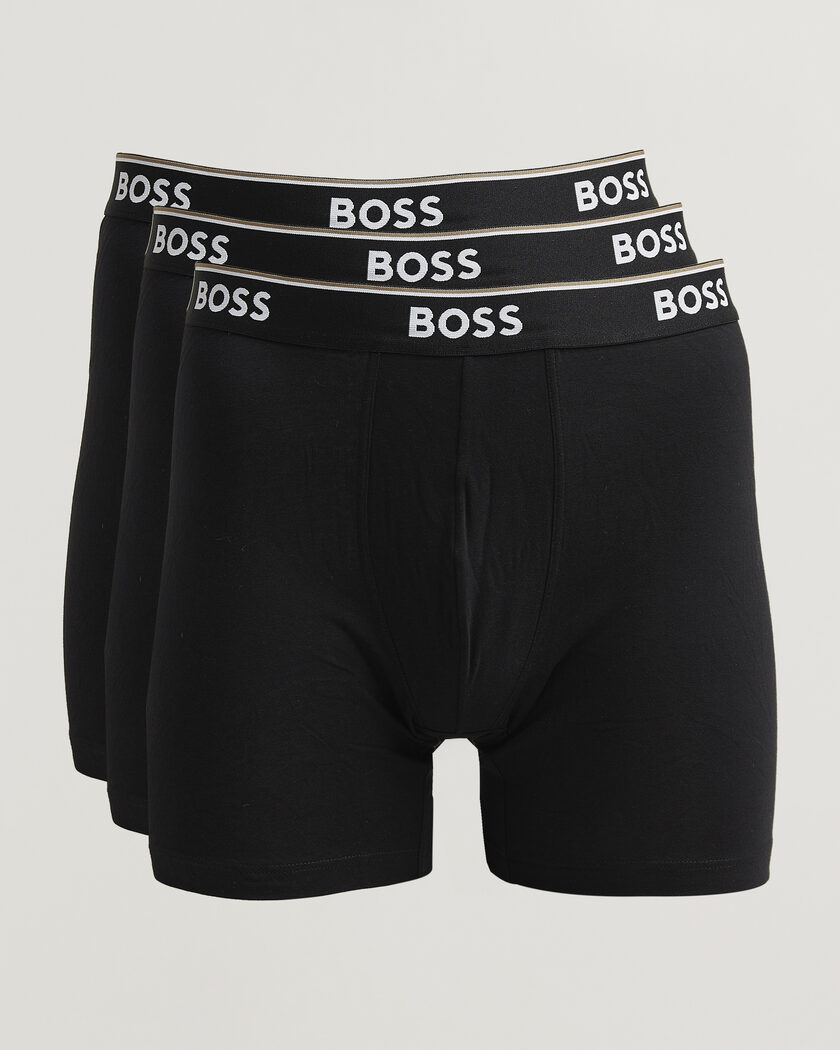 Zimmerli of Switzerland Mercerized Cotton Boxer Briefs Black at