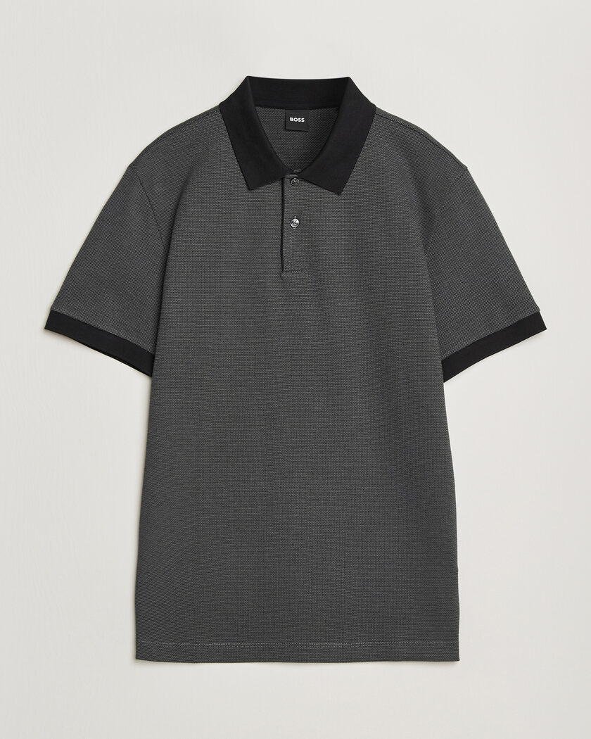 BOSS BLACK Parlay Jersey Polo Black – Black