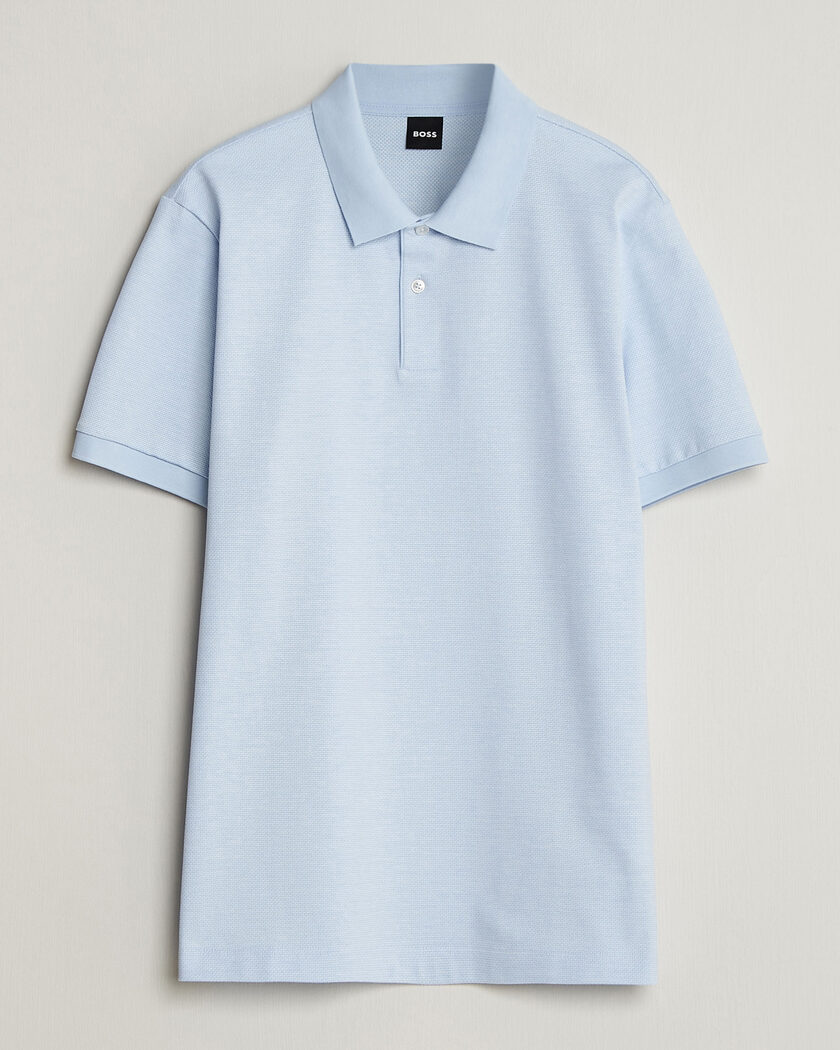 BOSS BLACK Parlay Jersey Polo Light Blue – Blue