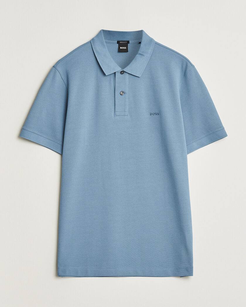 BOSS BLACK Pallas Polo Light Blue – Blue