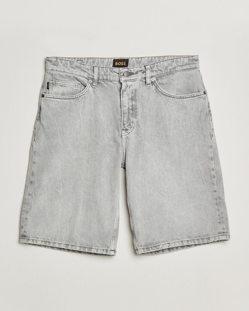 BOSS ORANGE Atacama Denim Shorts Medium Grey – Grey
