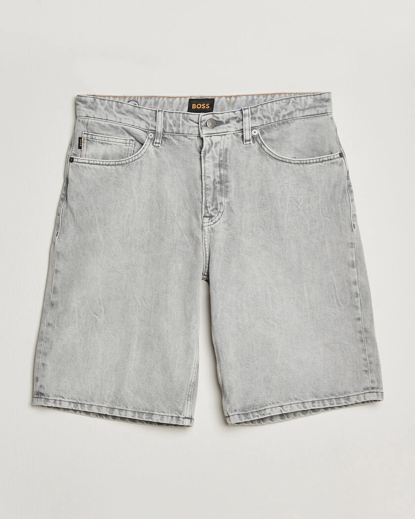 BOSS ORANGE Atacama Denim Shorts Medium Grey – Grey